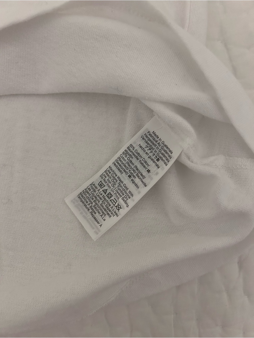 Madewell Vintage Varsity White and Blue Ringer Tee - Picture 7 of 9